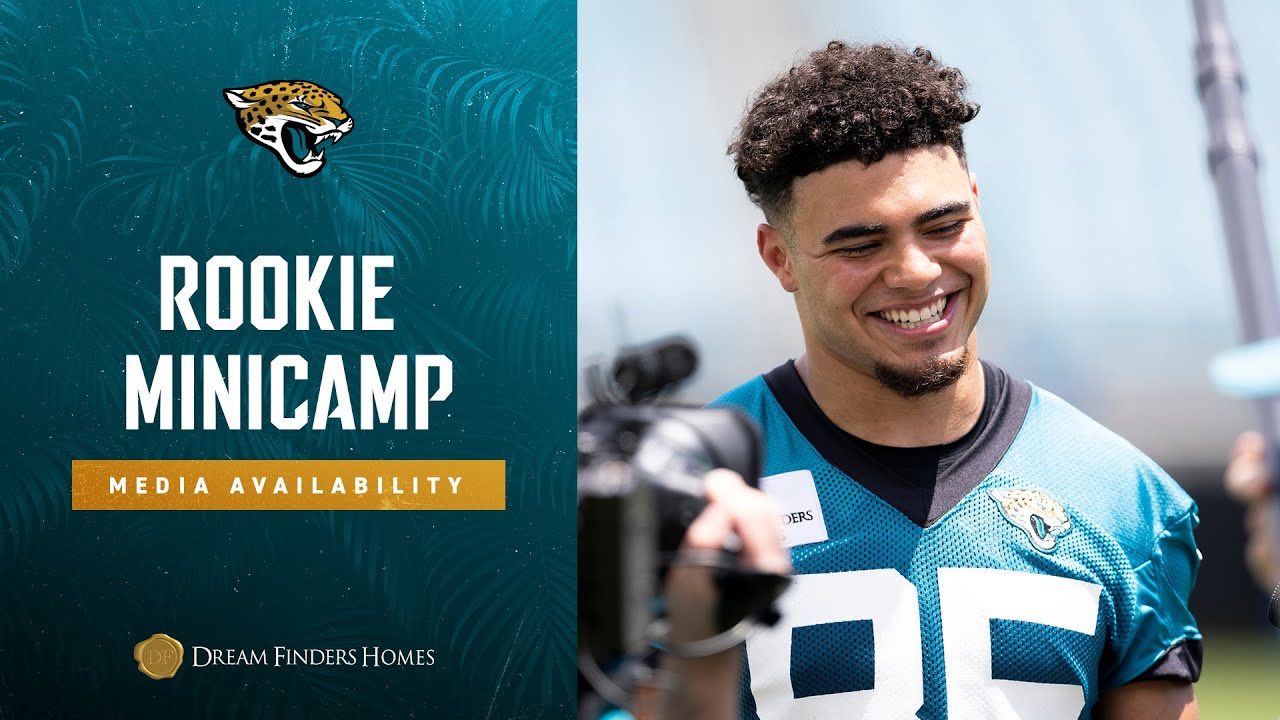 Brenton Strange: “we’re Going To Challenge Each Other.” | Rookie Minicamp | Press Conference | Jags News