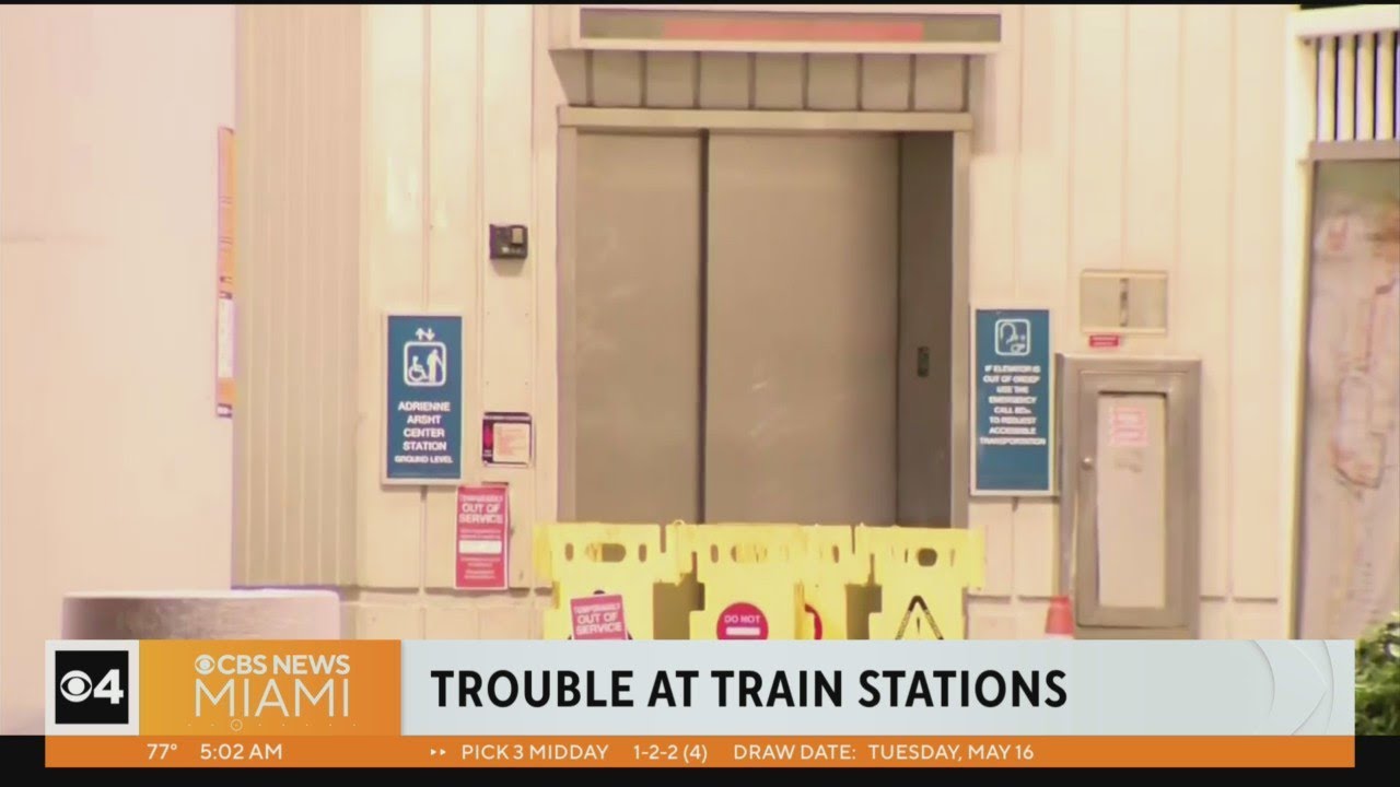 Broken Escalators, Elevators At Metrorail Stations Causing Problems For Some Riders