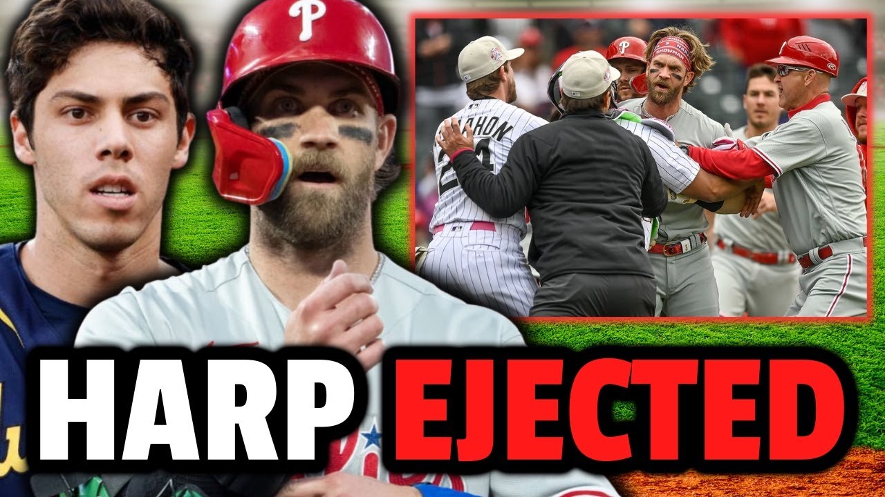 Bryce Harper Ejected For Fighting Pitcher!? Christian Yelich Might Be Back (mlb Recap)