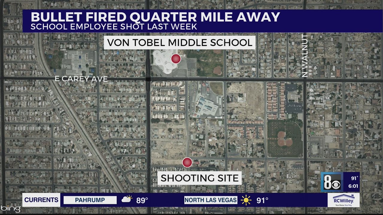 Bullet Traveled Quarter Mile In Las Vegas Gang Shooting Before Hitting School Employee