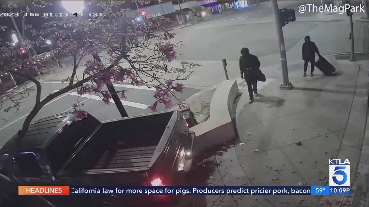 Burglars Use Truck To Smash Through High End Burbank Store, Stealing $70k Worth Of Merch