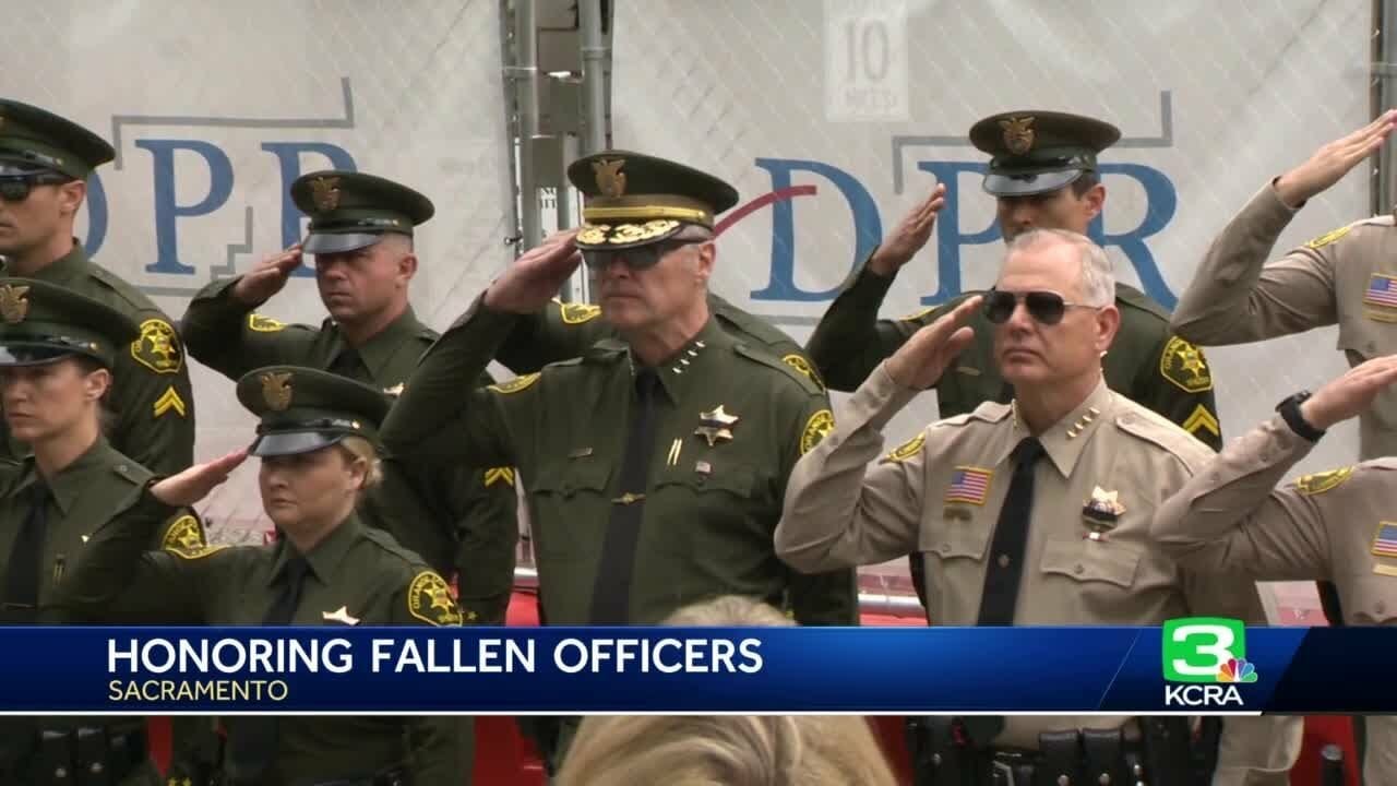 Ca Peace Officers Ceremony Honors Elk Grove Officer Ty Lenehan