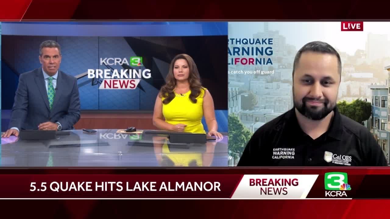 California Emergency Officials Speak After 5.5. Magnitude Earthquake In Plumas County