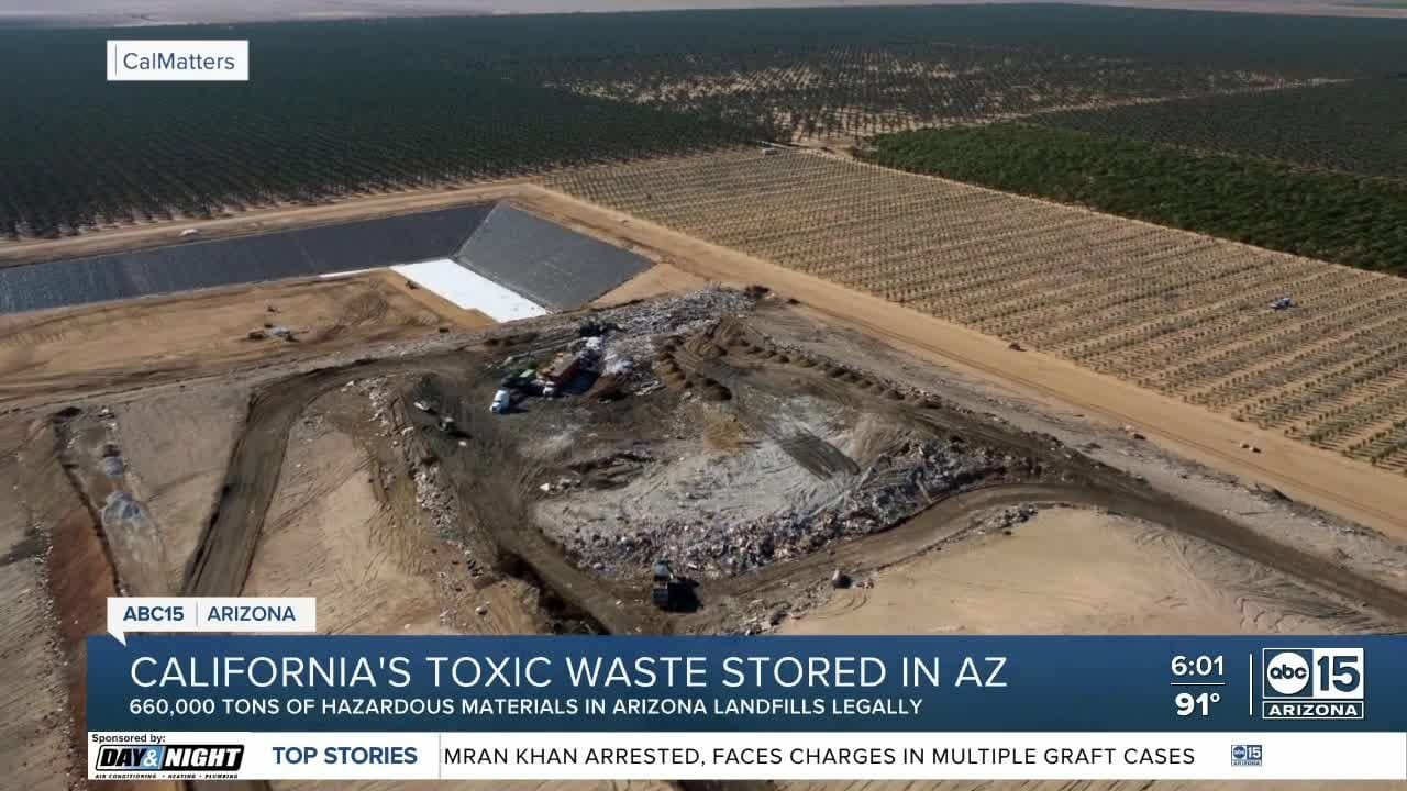 California Sending Toxic Waste To Arizona’s Landfills