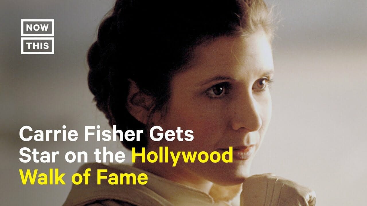 Carrie Fisher Honored With Star On Hollywood Walk Of Fame