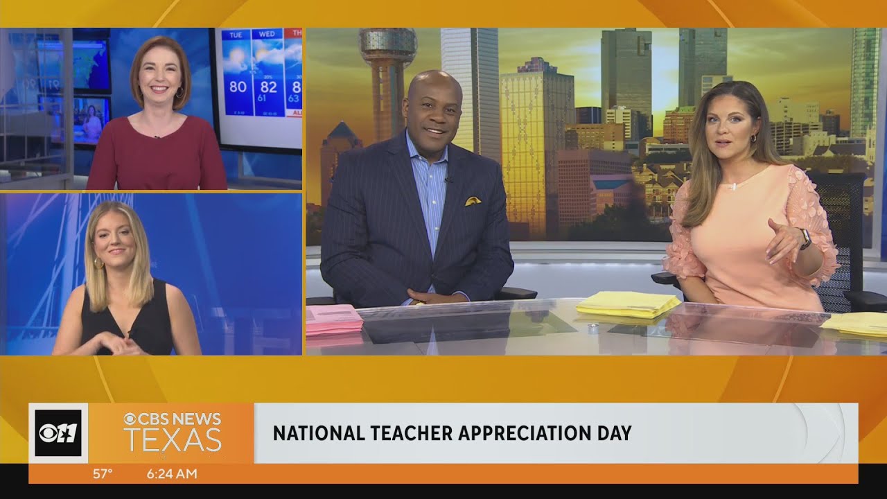 Cbs News Texas Celebrates National Teacher Appreciation Day | Dallas News