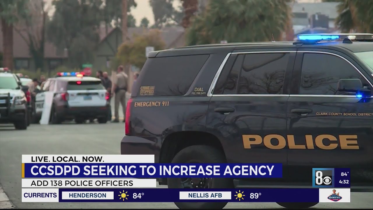 Ccsd Seeking $21 Million To Hire Additional 138 Police Officers