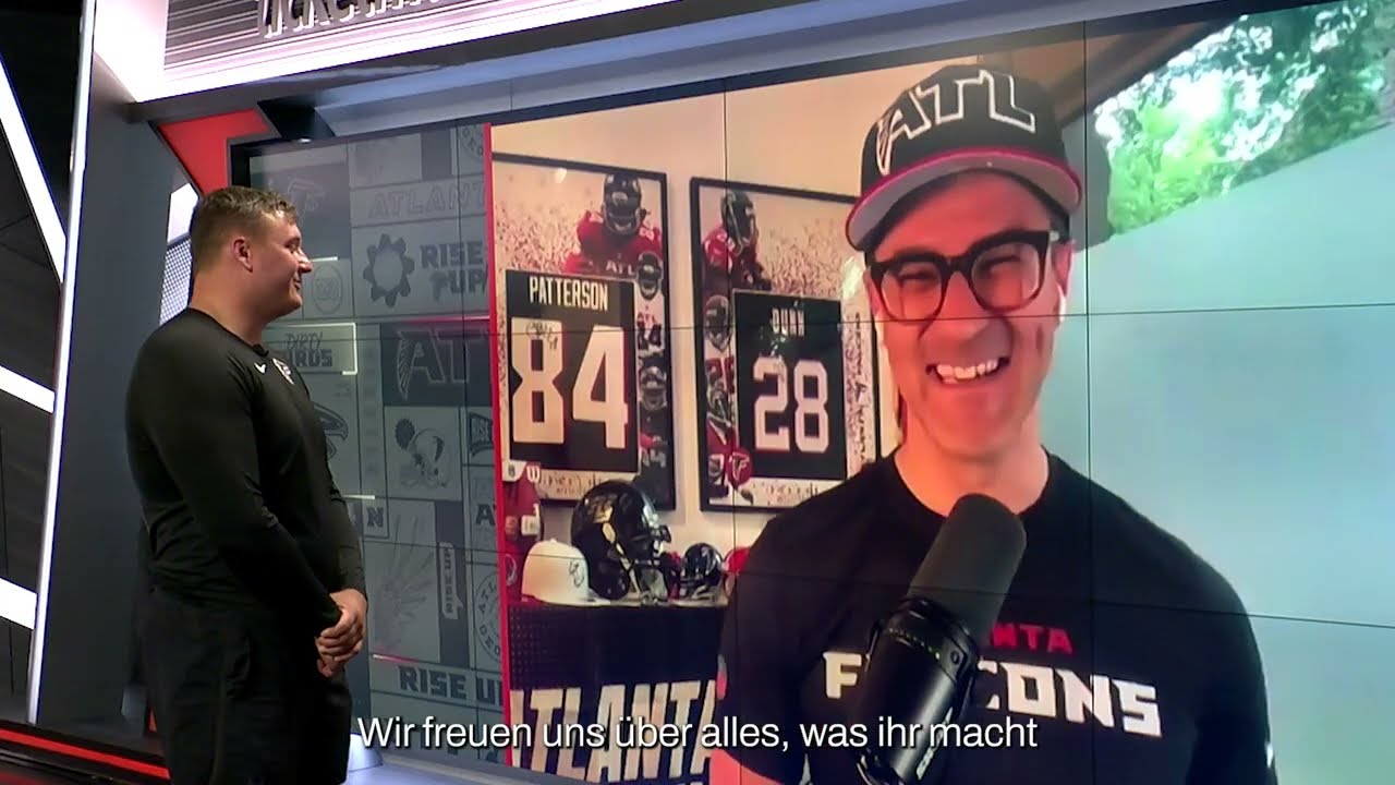 Chris Lindstrom Surprises German Fan Club With News Of International Marketing Rights | Nfl