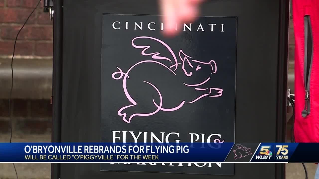 Cincinnati Neighborhood O’bryonville Rebrands Ahead Of Flying Pig Marathon Weekend