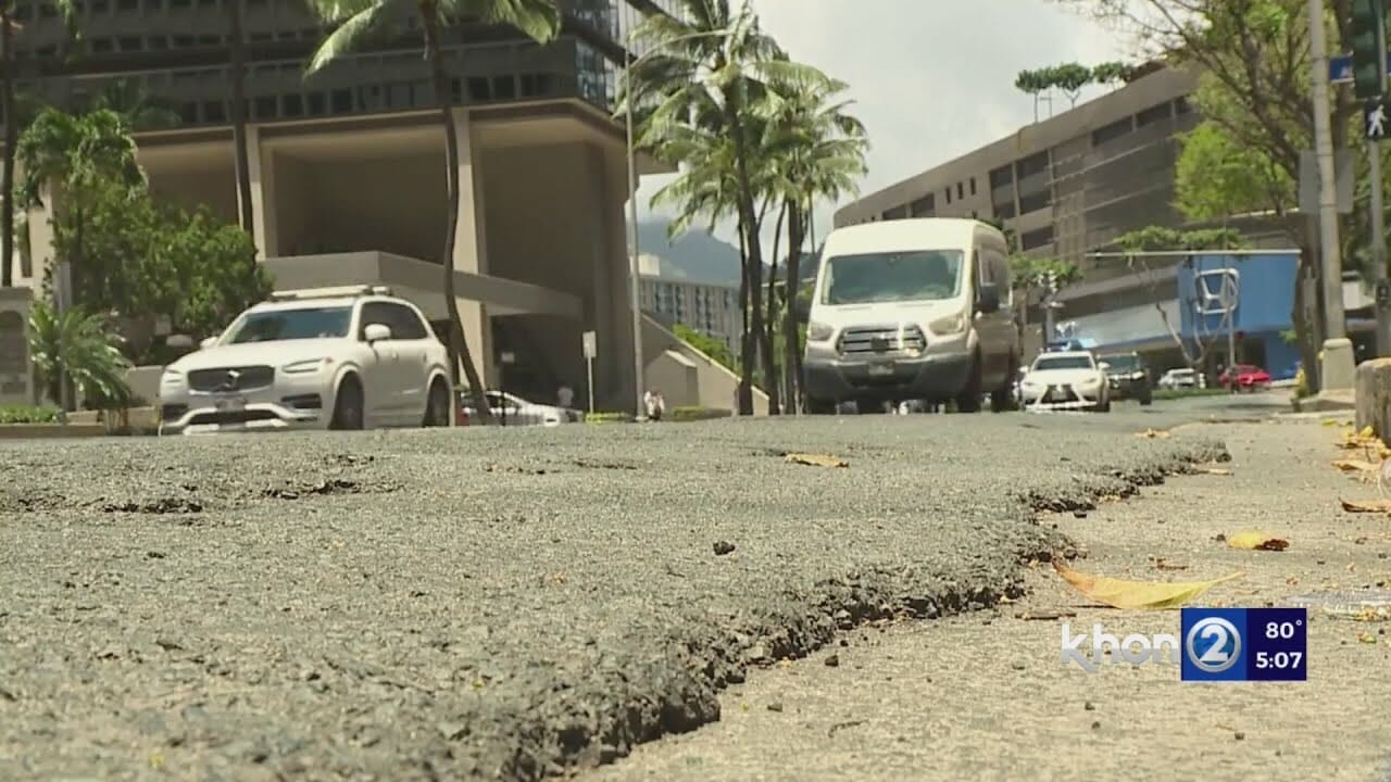 City To Repave Downtown Honolulu Streets