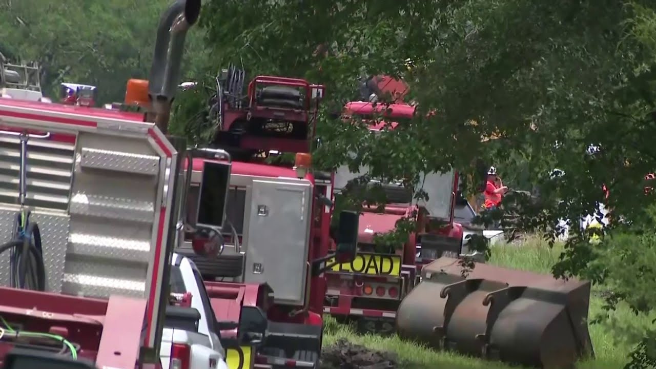 Cleanup Underway After Train Derailment In Montgomery County | Houston