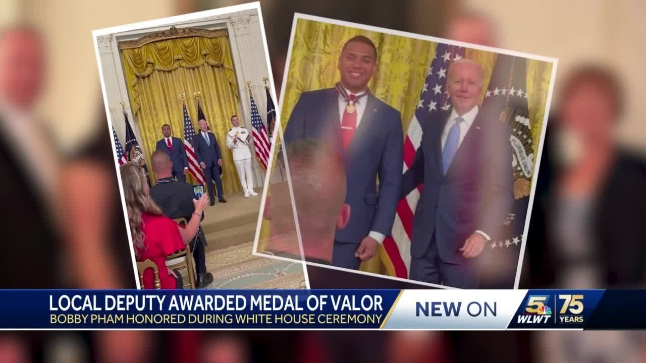 Clermont County Deputy Honored By President Biden With Medal Of Valor