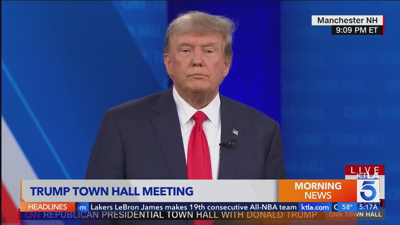 Cnn Hosts Trump For Town Hall Event