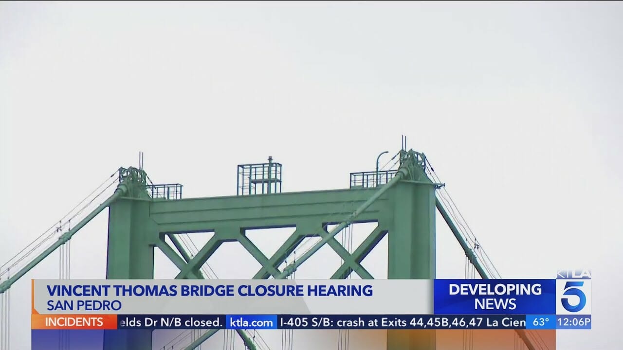 Commuters Raise Questions About Proposed Closure Of Vincent Thomas Bridge