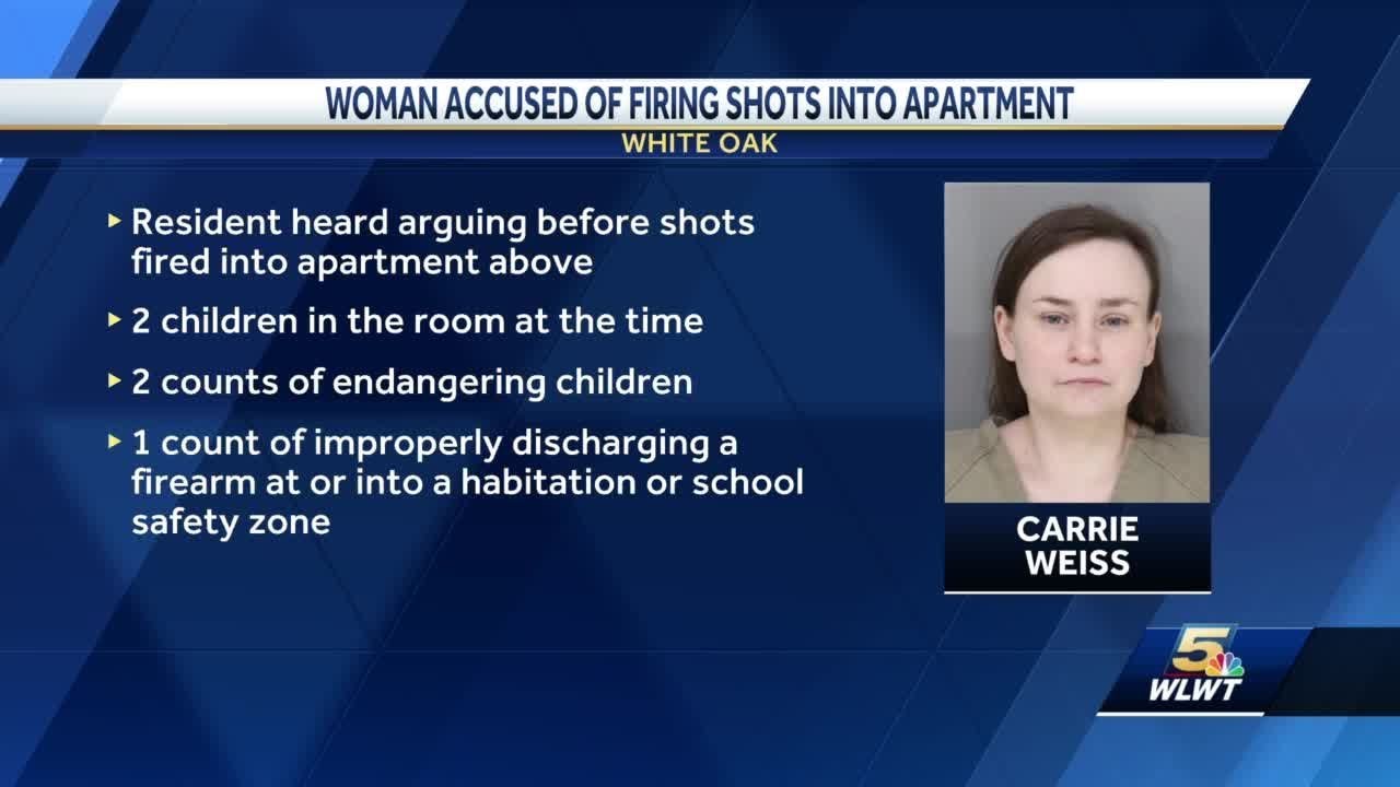 Court Docs: Woman Accused Of Firing Shot Into Apartment Above Her, Nearly Striking Victim