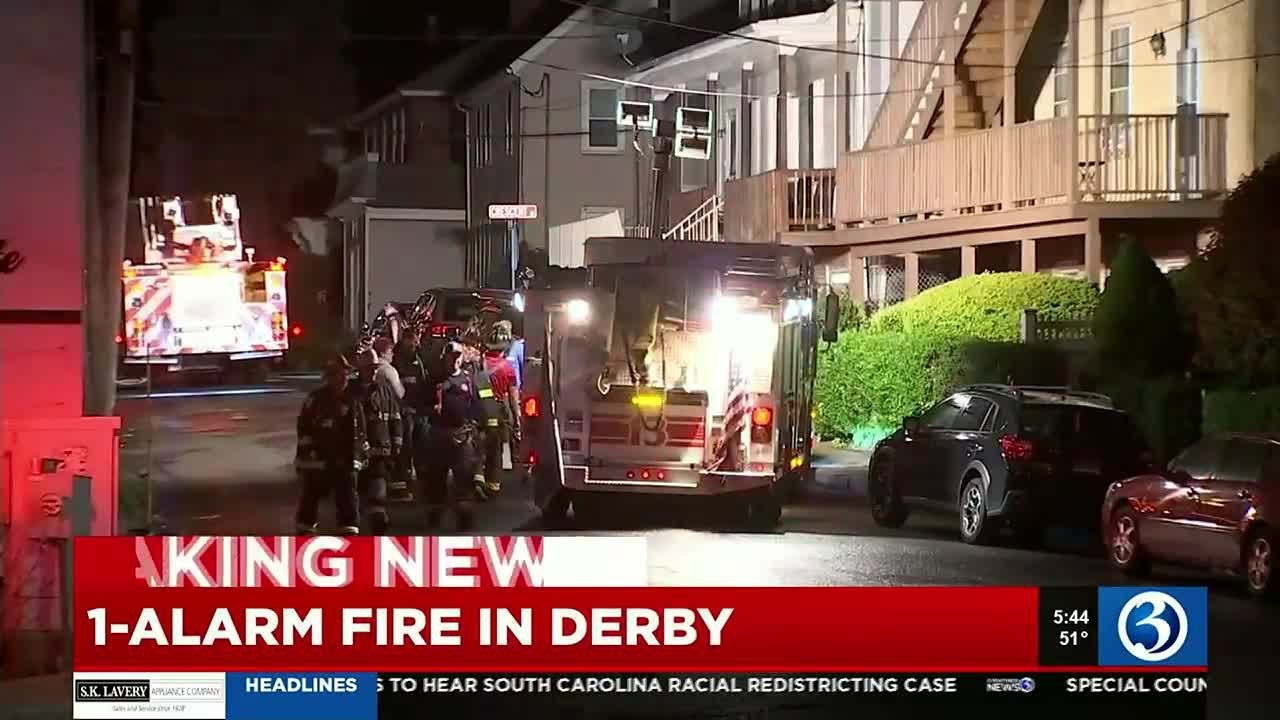 Crews Battle Flames At Overnight Fire In Derby