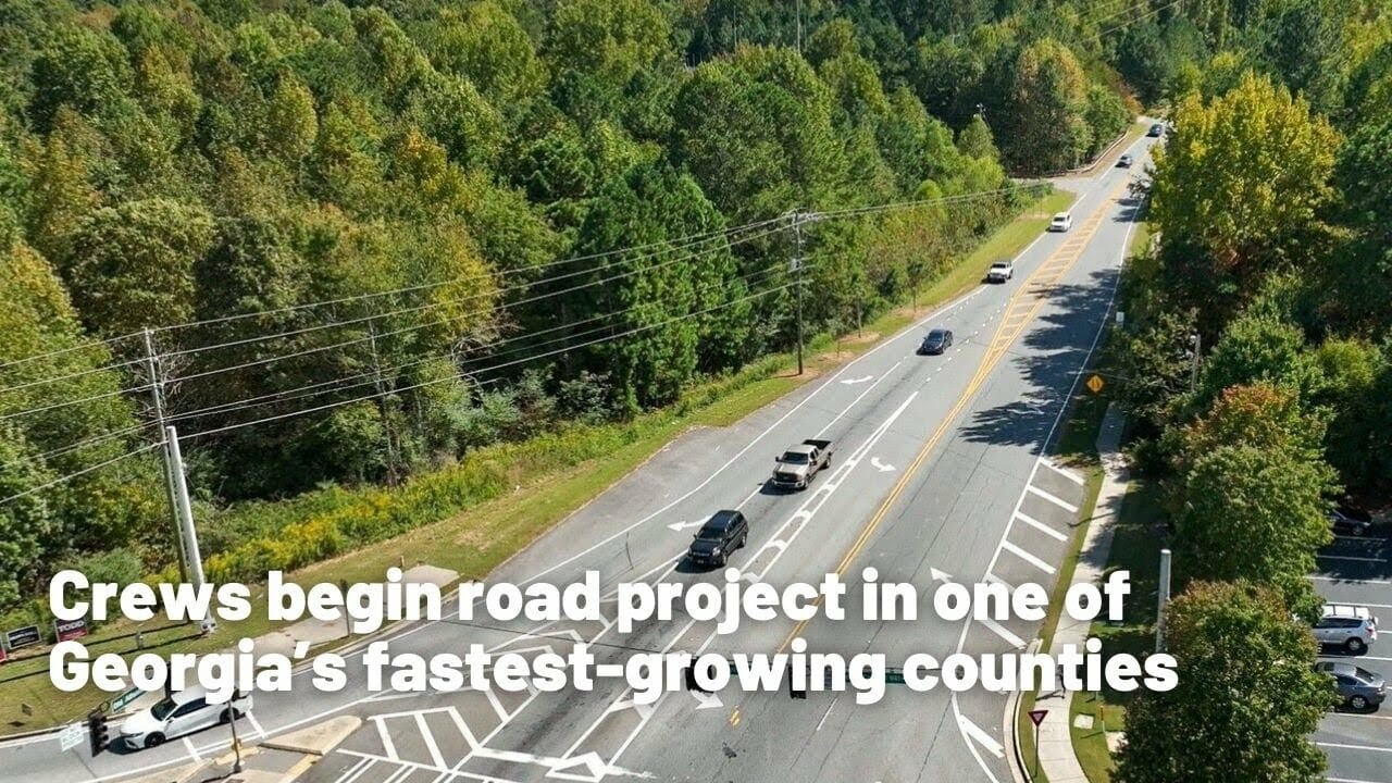 Crews Begin Road Project In One Of Georgia’s Fastest Growing Counties