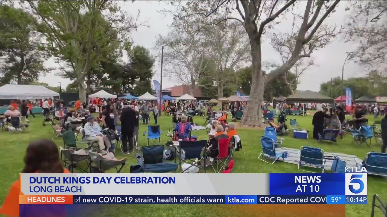 Crowds Flock To Dutch Kings Day Celebration In Long Beach