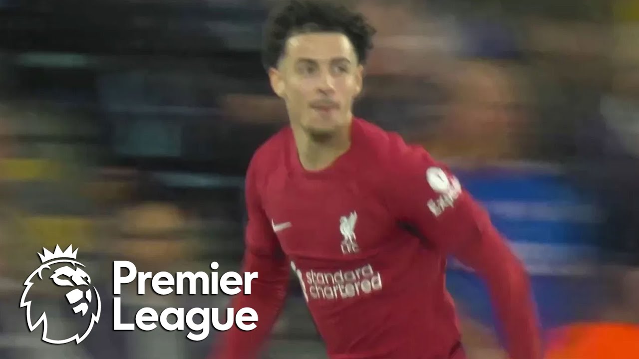 Curtis Jones, Liverpool Race Into 2 0 Lead V. Leicester City | Premier League | Nbc Sports