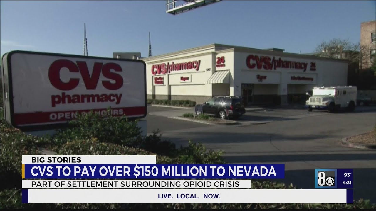 Cvs Opioid Settlement Brings $151.9 Million To Nevada, Total Now At $606 Million