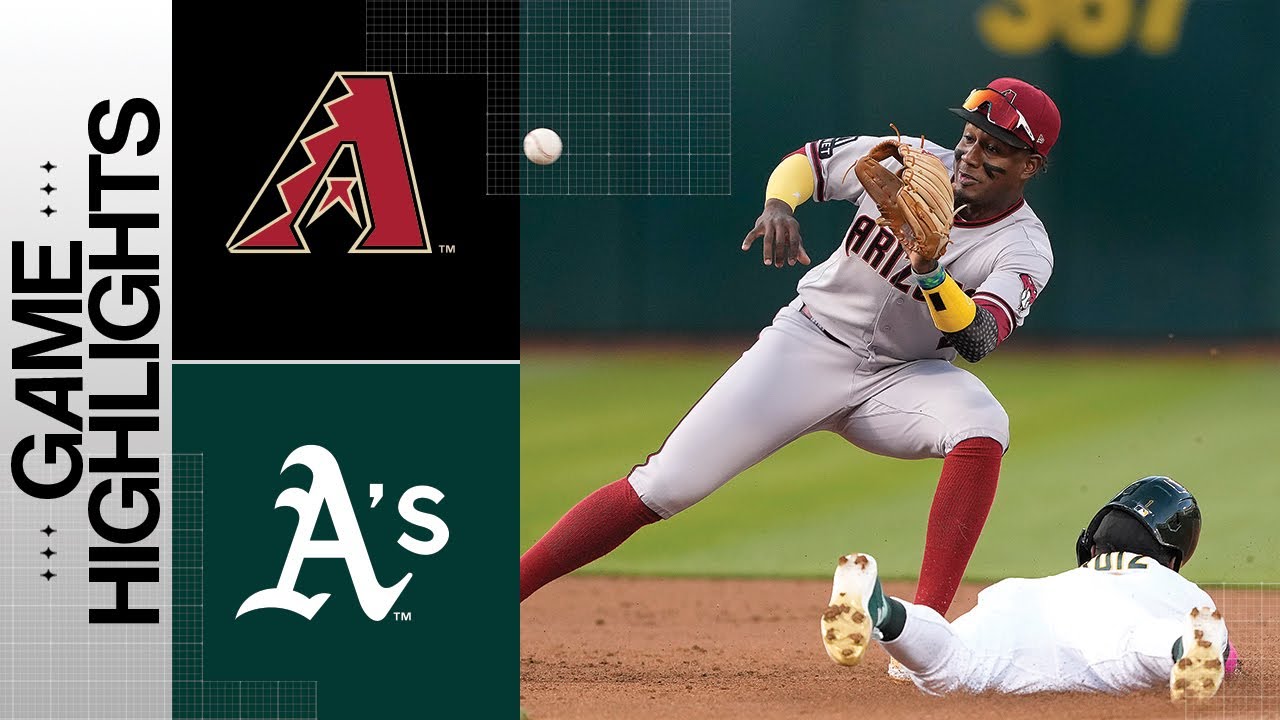 D Backs Vs. A’s Game Highlights (5/15/23) | Mlb Highlights