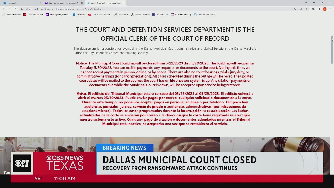 Dallas Municipal Courts Closed All Week | Dallas News