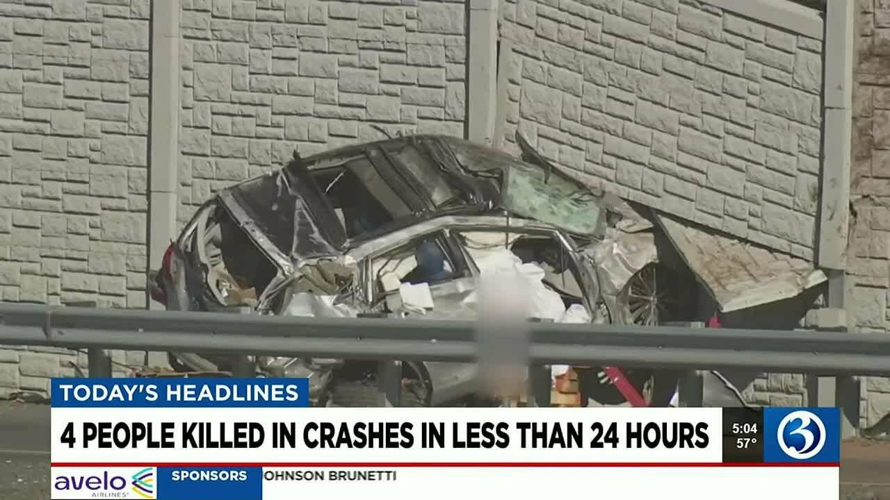 Dangerous Weekend On The Roads; 4 People Killed In Serious Crashes In Less Than 24 Hours