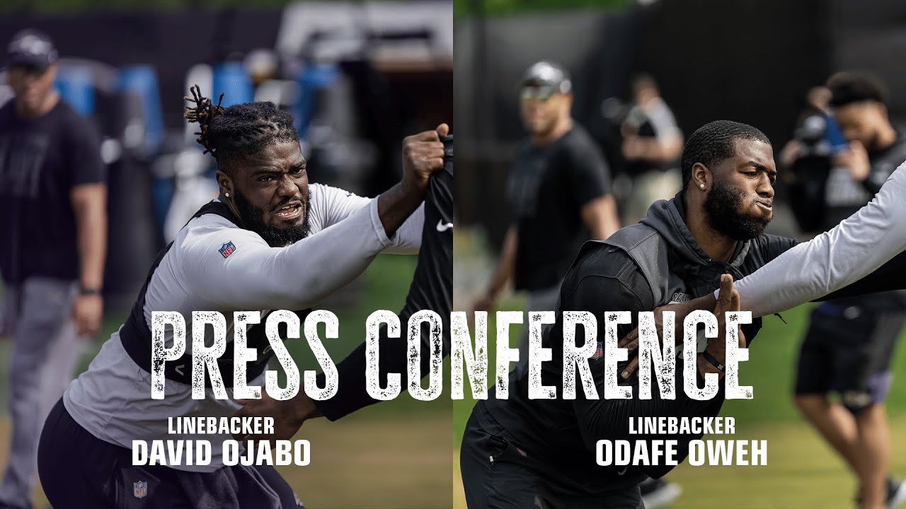 David Ojabo, Odafe Oweh Media Availability | Baltimore Ravens