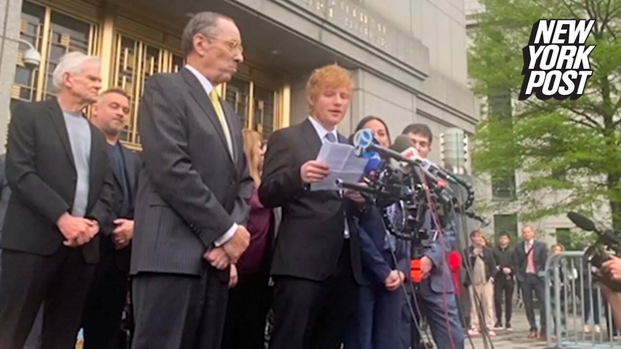 Defiant Ed Sheeran Speaks Out After Jury Clears Him In Copyright Suit | New York Post