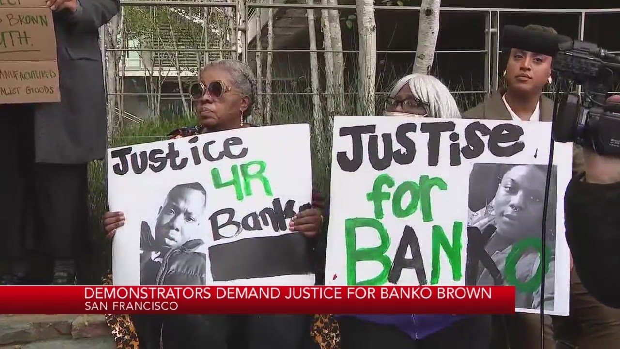 Demonstrators Demand Justice For Banko Brown