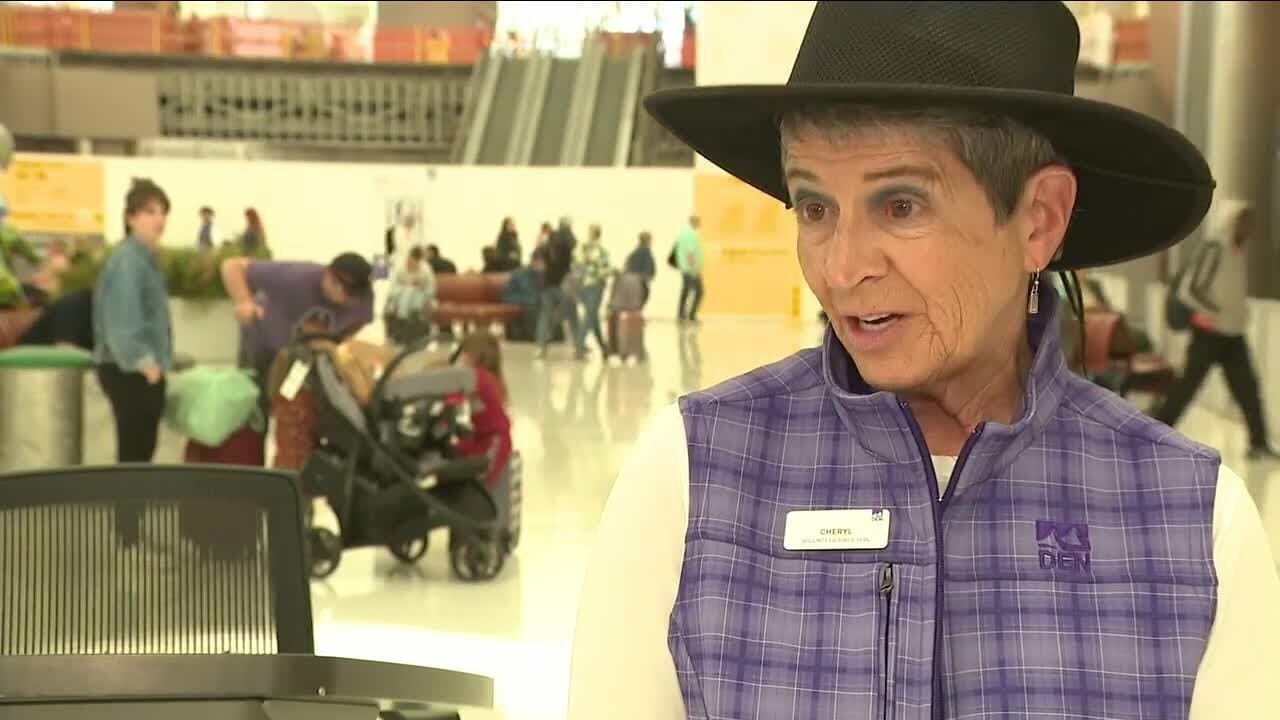 Denver Airport’s Longest Serving Volunteer Started Even Before The Airport Opened