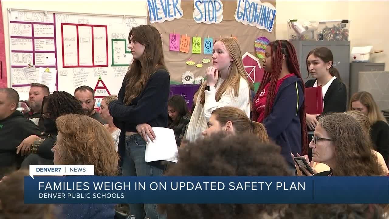 Denver Public Schools School Board Hears First Public Comment On Safety Plan Draft