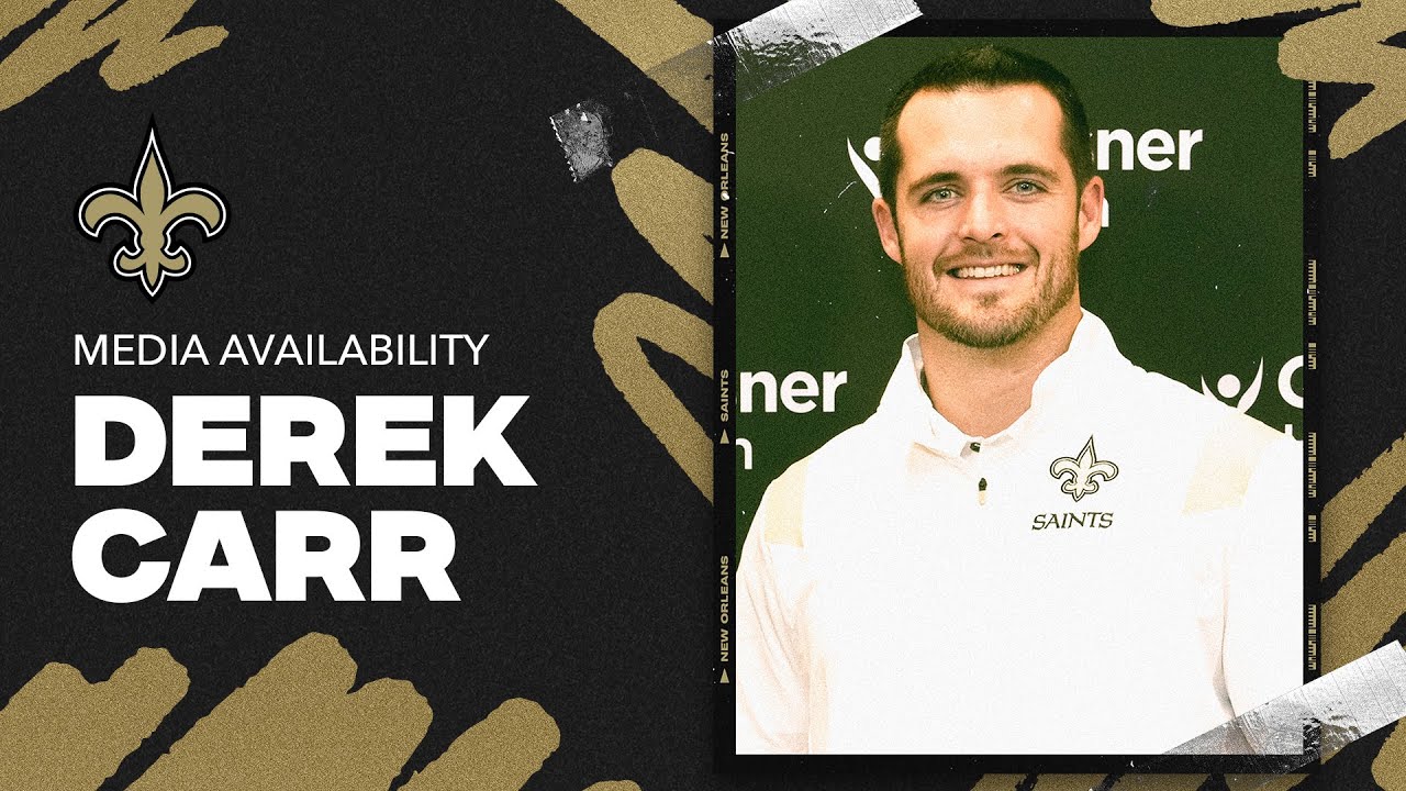 Derek Carr Media Availability | 2023 Saints Otas 5/23/23 | Saints News