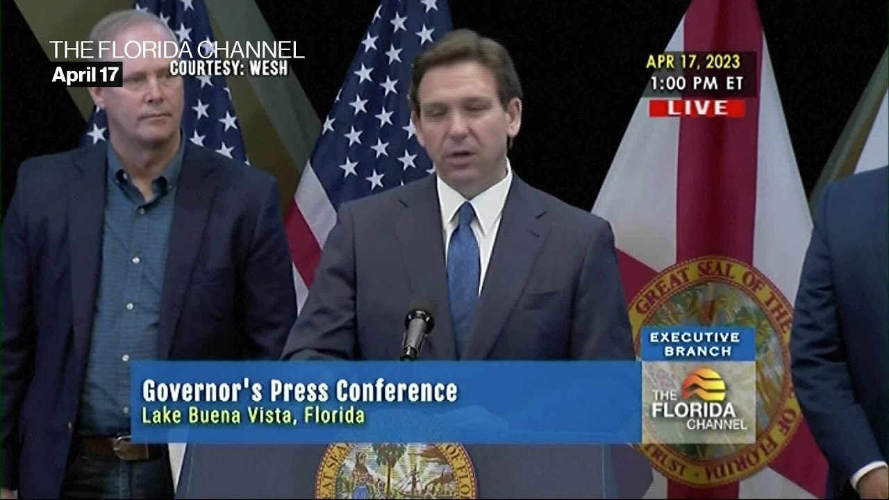 Desantis: Disney Will Live By The Same Laws As All Of Us