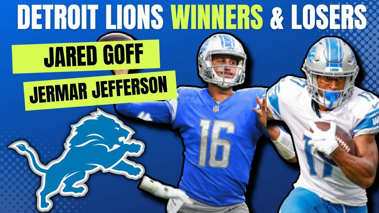 Detroit Lions Winners & Losers After The 2023 Nfl Draft Ft. Jared Goff, Jonah Jackson, & Jefferson