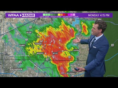 Dfw Weather: How About That Heavy Downpour Across North Texas On Monday Afternoon??