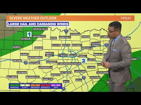 Dfw Weather: Latest Friday Storm And Rain Chances