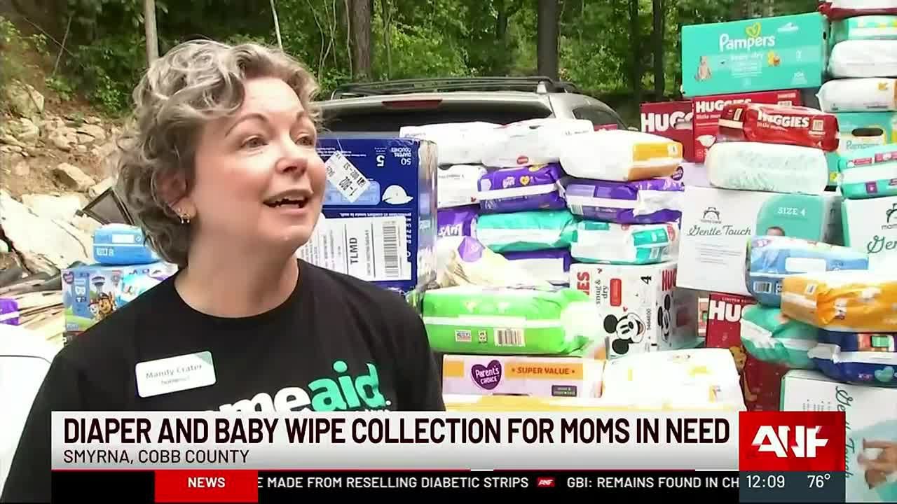 Diaper And Baby Wipe Collection For Moms In Need