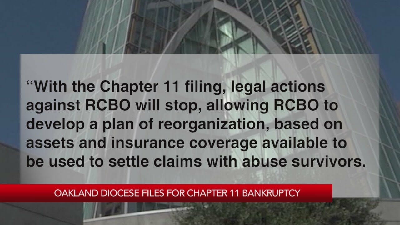 Diocese Of Oakland Files Bankruptcy Over Child Sex Abuse Lawsuits