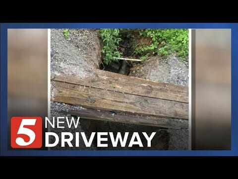 Disabled Veteran Receives Help From Community For Driveway Repair