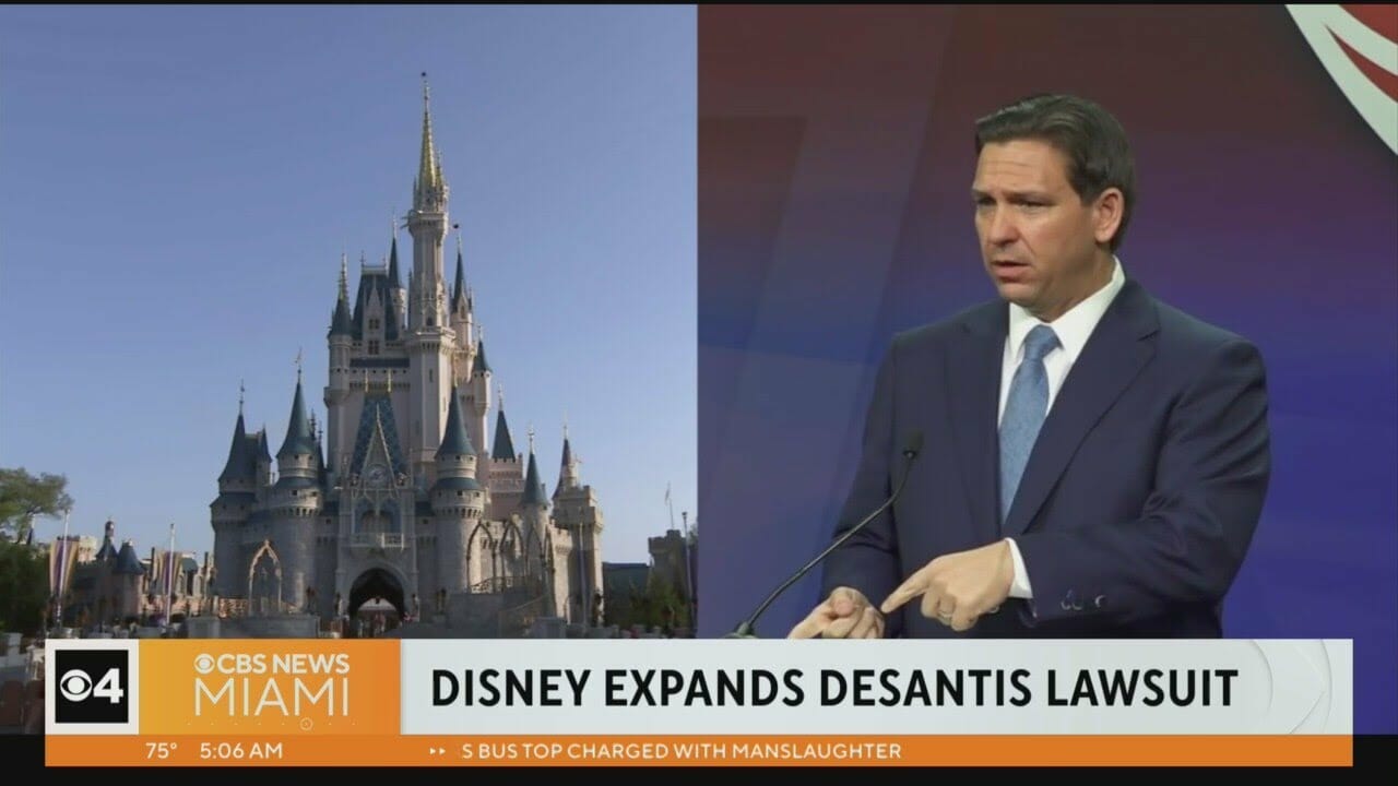 Disney Expands Lawsuit Against Gov. Desantis