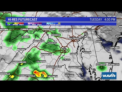 Dmv Evening Forecast: May 15, 2023 | Nice Tonight With Only A Few Showers Tomorrow