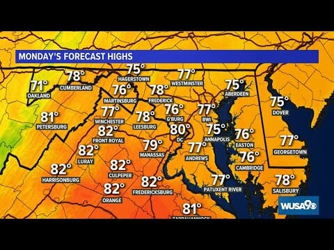 Dmv Morning Forecast: May 8, 2023