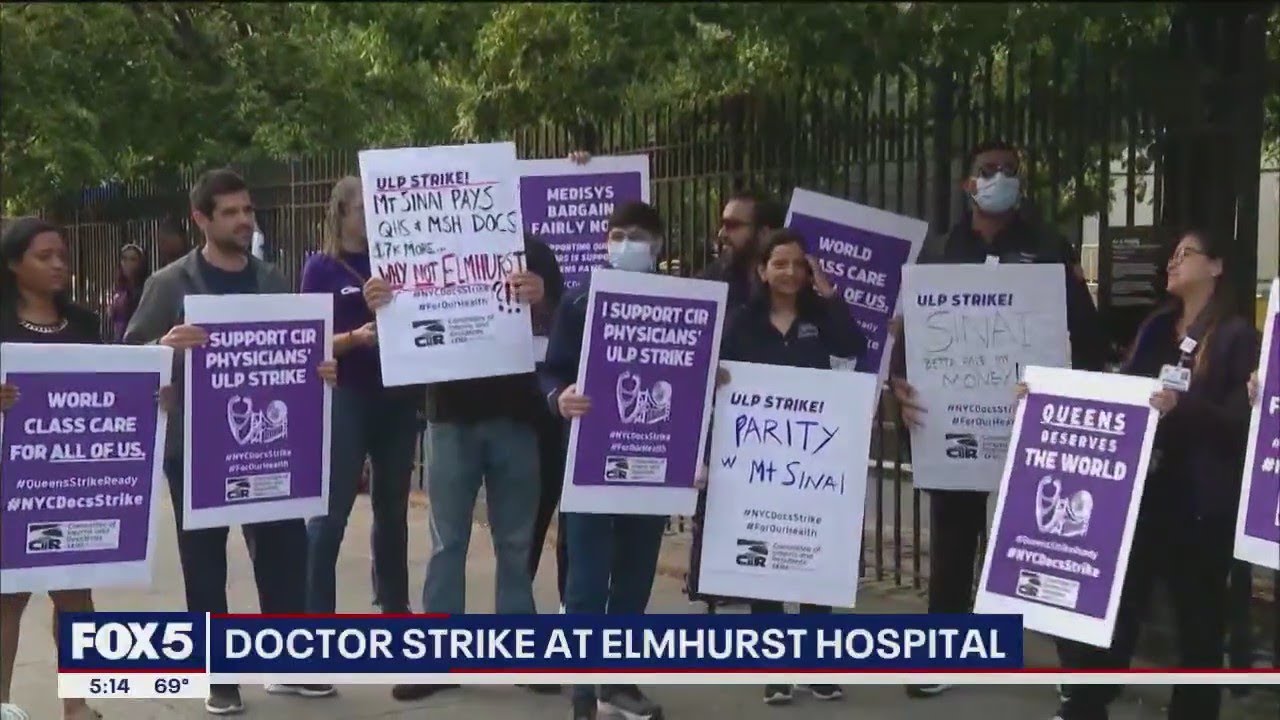 Doctor Strike At Elmhurst Hospital