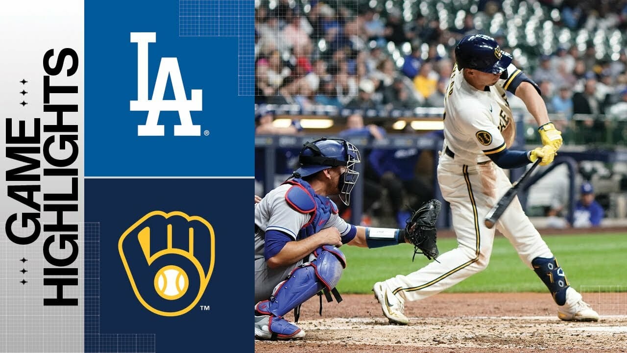 Dodgers Vs. Brewers Game Highlights (5/8/23) | Mlb Highlights