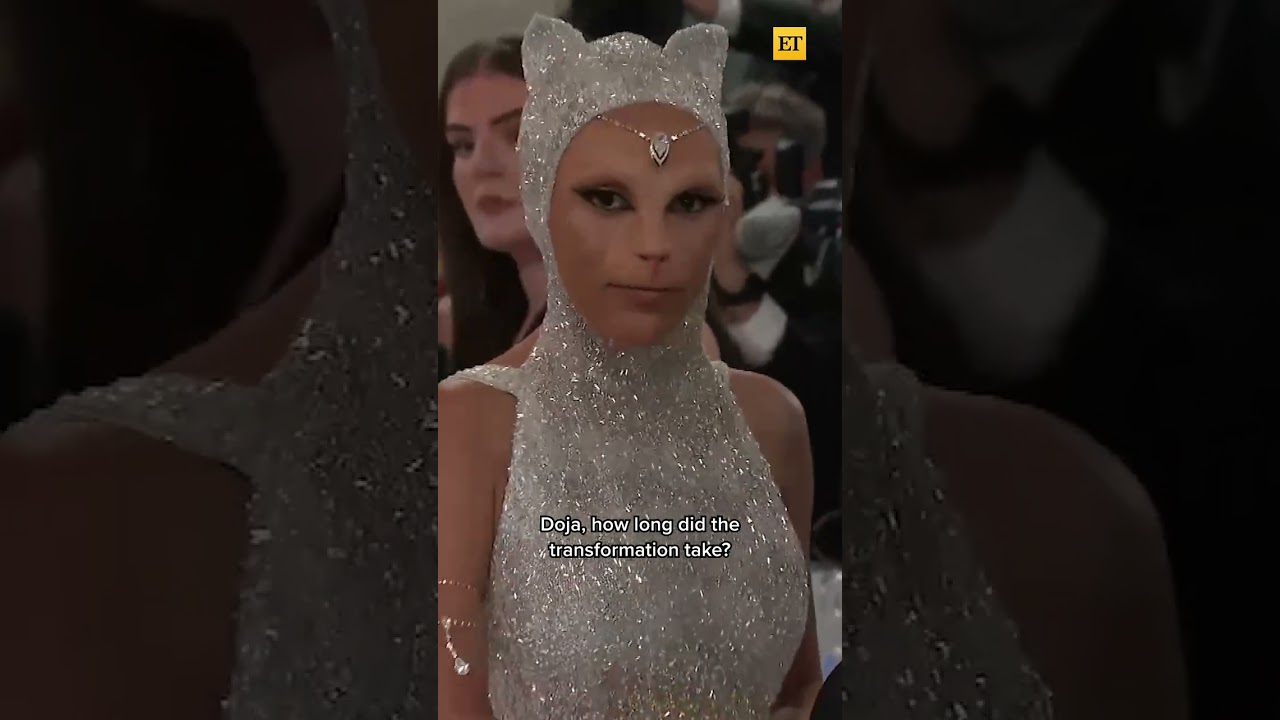 Doja Cat Looks “purr Fect” At The 2023 Met Gala #shorts