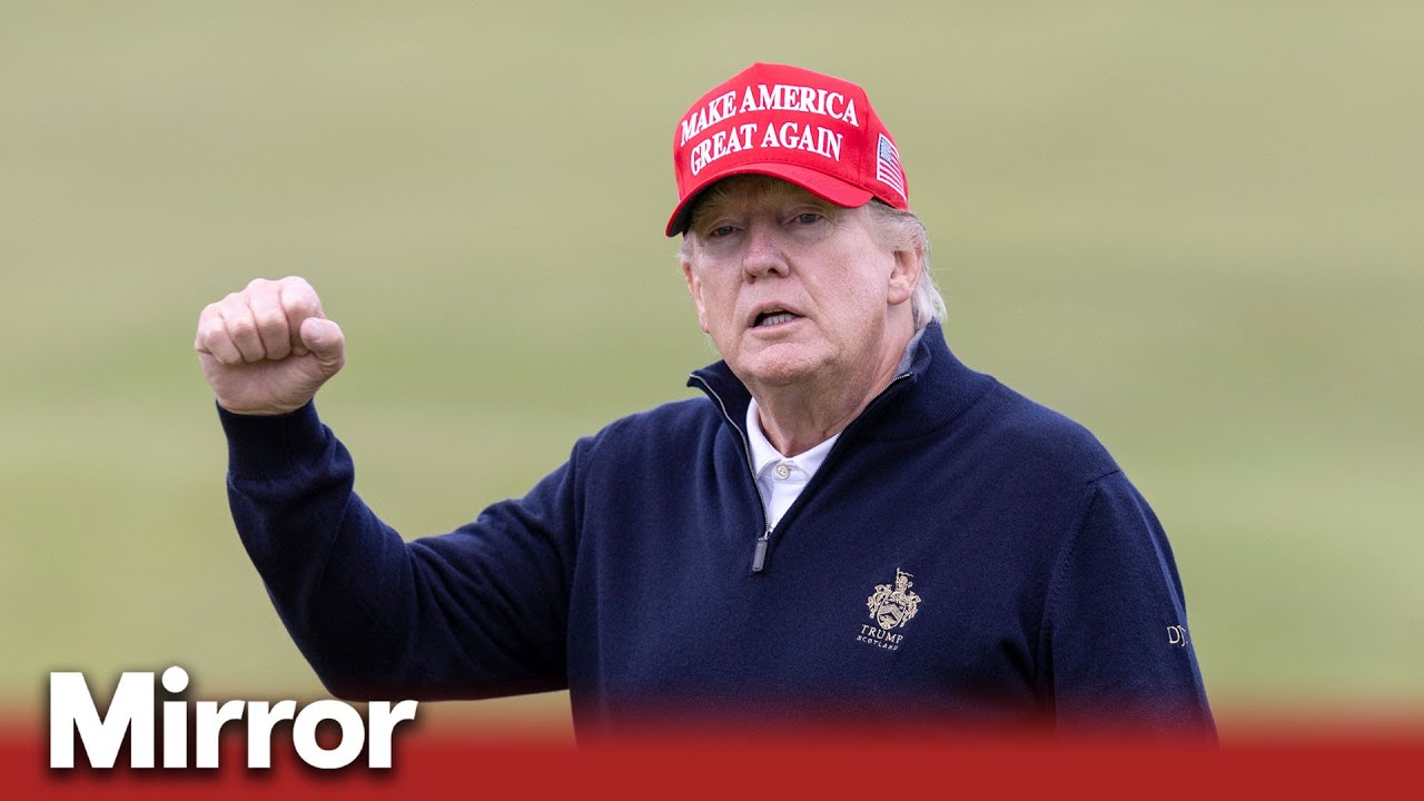 Donald Trump Arrives In Turnberry | Uk News