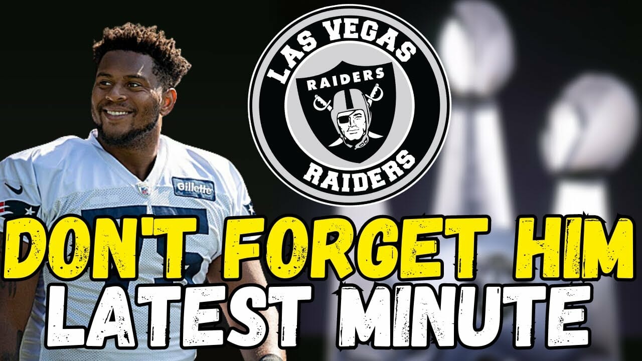 Don’t Forget Him! Great News! Las Vegas Raiders News