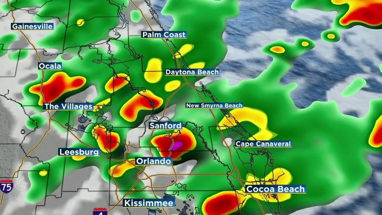 Downpours, Possible Strong To Severe Storms In Central Florida Forecast