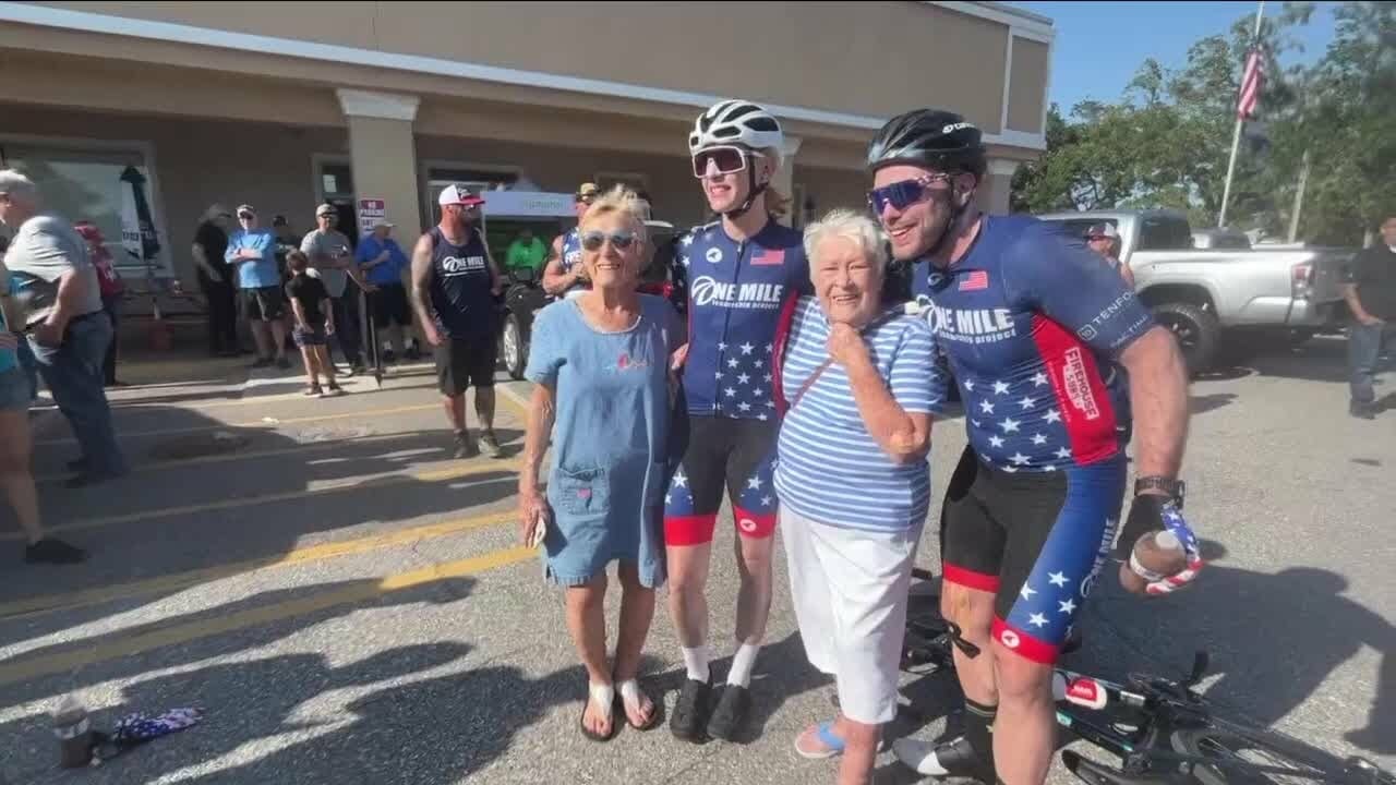 Dozens Of Cyclists Are Biking Across Florida To Bring Awareness To Hurricane Relief Efforts